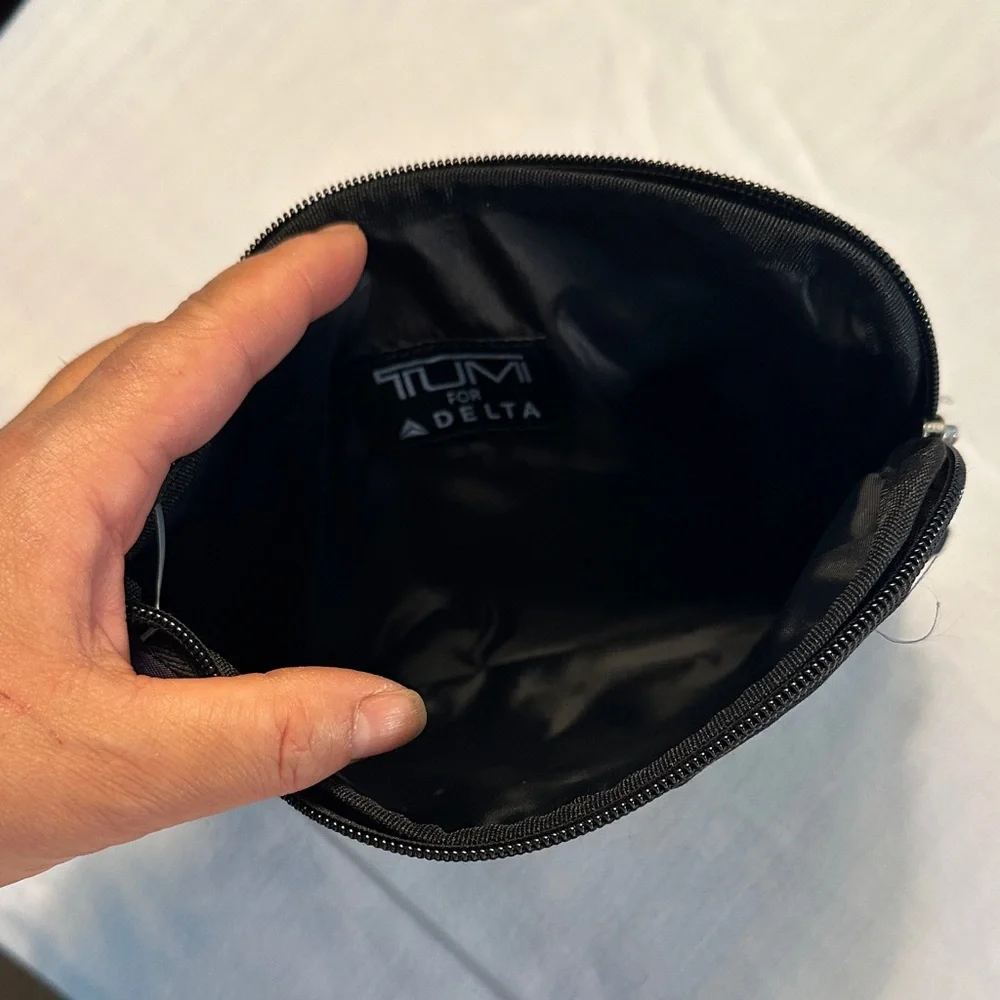 Tumi Purple Nylon Toiletry Pouch for Men